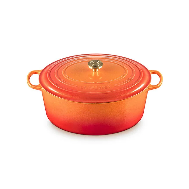 Signature Oval Dutch Oven with Crucible Knob 12 Signature Oval Dutch Oven with Crucible Knob