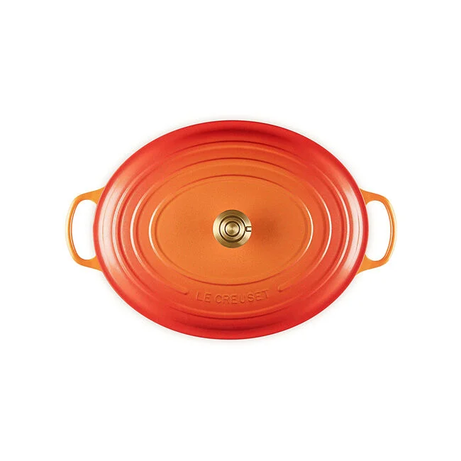 Signature Oval Dutch Oven with Crucible Knob 15 Signature Oval Dutch Oven with Crucible Knob