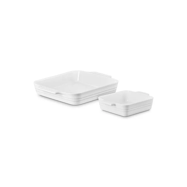 Classic 2-Piece Square Baking Dish Set 4 Classic 2-Piece Square Baking Dish Set