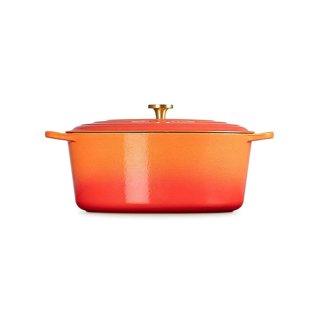Signature Oval Dutch Oven with Crucible Knob 14 Signature Oval Dutch Oven with Crucible Knob